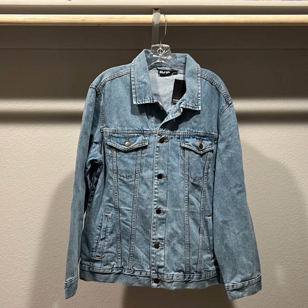 AC/DC tye dye Jean jacket nwt